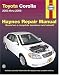 TOYOTA COROLLA, 2003 THRU 2005 (Hayne's Automotive Repair Manual)