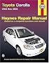 Toyota Corolla (03 - 05) (Haynes Repair Manual)