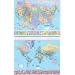 U.S./World 2 for 1 Map (Economy Line Wall Maps United States and World 2 for 1)