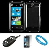 Clear 2 Piece Protective Shield Deflector Crystal Hard Case for Sprint HTC  ....