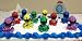 Unique, Power Rangers Mystic Force 12 Piece Cake Topper Featuring Red Ranger, Green Ranger, Purple Ranger, Yellow Ranger, Blue Ranger, A Glow in the Dark Star, And A Decorative Cake Rocket.