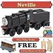 Neville from Thomas The Tank Engine Wooden Train Set - Free 2 Pieces of Track & Free Toby Train