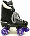 VT01 Turbo Ventro Pro Quad Roller Skates with Purple Wheels EU41