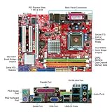LGA775 945GC Dc MAX-4GB Matx 2DDR2 Pcie Vid Aud Lan 2COM