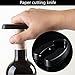 LP Electric Wine Bottle Opener with Removable Free Foil Cutter Wine Foil Pourer and Stopper , silver Grey