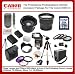 The Professional Photographers Ultimate Accessory Package For The Canon EOS 60D includes: 32GB Hi Speed Error Free Memory Card, Hi Speed Card Reader, 58mm Macro Lens Kit, 2 Batteries & Charger, Hard Flower lens Hood, 0.5x Professional Wide Angle Lens , 3.6X Telephoto Lens, 72 Inch tripod, Professional Digital Camera Swivel TTL Flash, Flash Diffuser, Hard Carrying Case, Lens Cleaning Kit, Screen Protectors, Flexible Mini Tripod and More...