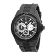 U.s. Polo Assn. Men's Us9055 Black Dial Black Rubber Strap Watch