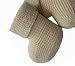 Naturapura Organic Cotton Knitted Baby Booties - Ecru - 3-6 Months