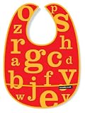 Letters Red Bib by Crocodile Creek