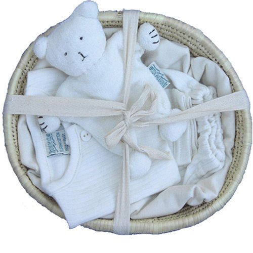 Organic Egyptian Cotton Newborn Baby Gift Basket