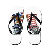 Artsmith, Inc. Kid's Flip Flops (Sandals) Motorcycle Eagle And US Flag - Harley Davidson Gear