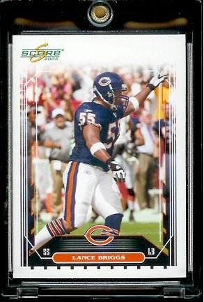 2006 Score Factory Set Single Card # 288 Lance Briggs - Chicago Bears - NFL Football Cards