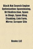 Black Hat Search Engine Optimization: Spamdexing, URL Redirection, Spam in Blogs, Spam Blog, Cloaking, Link Farm, Mirror, Scraper Site