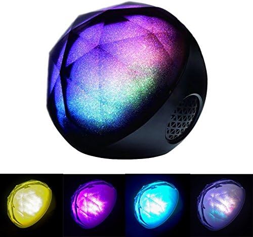 Romatic LED Color Changing Ball Lights Wireless Mini Bluetooth Speaker with Wireless Remote Bookshelf Speaker Bedroom Speaker