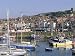 Boats in Harbour and Seafront, Scarborough, Yorkshire, England, United Kingdom Photographic Poster Print by Robert Francis, 16x12