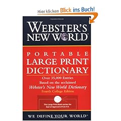 Webster's New World Portable Large Print Dictionary