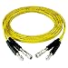 Enerpac THQ-706T Yellow Polyurethane Torque Wrench Hose Assembly, 20' Length, 1/4" NPTF x 1/4" NPTM Coupling, 1/4" ID