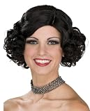 Black Flapper Wig - Black