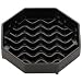Carlisle 1103003 NeWave Octagon Drip Tray, 4.38", Black (Case of 12)