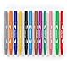 Dual Brush Pens 12-Colored-Markers Water-Based & Non-Toxic (Dual Tips, Set of 12)