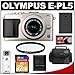 Olympus PEN E-PL5 16.1 MP Digital Camera Body & 14-42mm II R Lens (Silver) with 32GB Card + Battery + Case + UV Filter + Accessory Kit