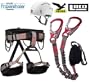 Klettersteigset LACD Ferrata Pro + LACD Gurt Start + Helm Salewa Toxo