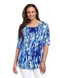 Jones New York Womens Plus-Size Elbow Sleeve Top