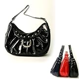 Urban Boundaries - Urban Boundaries "Modified Hobo" High Shine Purse / Handbag (Dimensions 11"w x 4"d x 9h") - 876