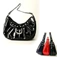 Urban Boundaries "Modified Hobo" High Shine Purse / Handbag (Dimensions 11"w x 4"d x 9h") - 876