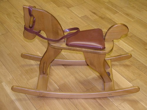Childrens Toyshop  Toys : Moulin Roty 'Toys of Yesterday' wooden rocking horse