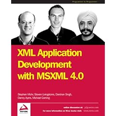 XML Application Development with MSXML 4.0