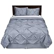 Home Blue Magic Kissing Pleat Comforter Set - Full