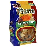 El Sabroso Fiesta Tortilla Chips, Trio, with Stone Ground Corn, 14-Ounce Units (Pack of 10)