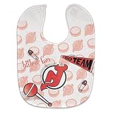 NHL Hockey Full Color Mesh Baby Bibs (New Jersey Devils)