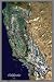 California: The Satellite Map. Includes major roads & major towns & cities! 24x36 Glossy