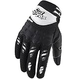 Fox Racing Dirtpaw Youth Girls MotoX/Off-Road/Dirt Bike Motorcycle Gloves w/ Free B&F Heart Sticker - Black/White