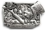 Mad Tea Party - Silver Belt Buckle Mad Tea Party - Silver Belt Buckle