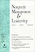 Book Nonprofit Management & Leadership, No. 4, Fall 1999 (J-B NML Single Issue Nonprofit Management & Leadership)
