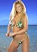 Junior Ladies Tie Side Micro Bikini - Triangle Top Purple Hibiscus Image