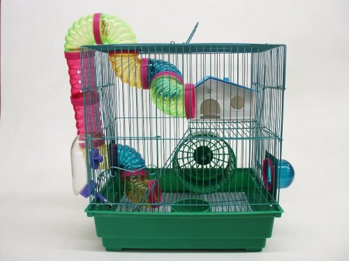 Brand New Hamster Rodent Gerbil Mouse Mice Critter Cage H3294Green