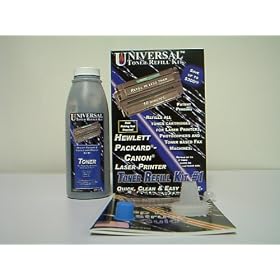 Universal Toner Refill Kit #1 for Hewlett Packard - Canon laser printer.