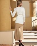 Together Pleated-back skirt|