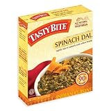 Tasty Bite Spinach Dal Entree Heat and Eat 10 Ounce Boxes Pack of 12 by Tasty Bite