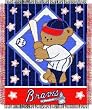 Atlanta Braves 36"x48" Woven Baby Throw Blanket - Baseball Sports Merchandise