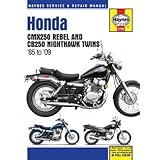 honda cmx250 rebel  cb250 nighthawk twins 1985 2009 haynes repair manual