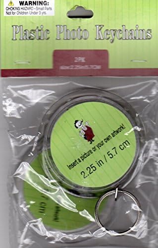 DIY Photo Keychains Easy Craft Kit (Pack of Two)