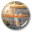 Banks of the Seine at Asnieres - Crystal Dome Paperweight