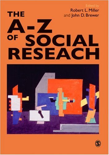 The A--Z of Social Research: A Dictionary of Key Social Science Research