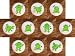 SET (10) FROGS CUTE GREEN FROG LOT DRAWER PULLS KNOBS