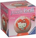 Ravensburger - 9509 - Puzzle Ball - Enfant - 4 Motifs - 60 Pièces - Hello Kitty Coeur Rouge
